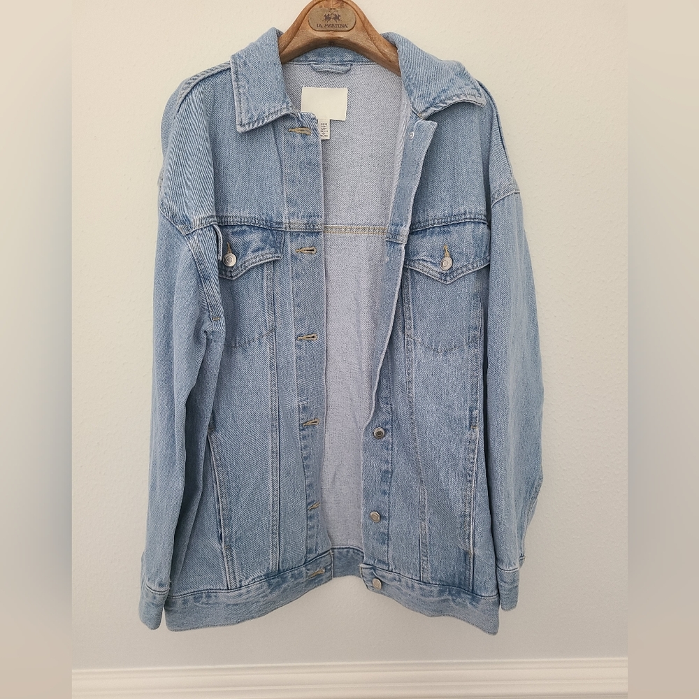Denim oversized jacket